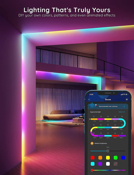 Cozy Glow™ RGBIC LED Strip lights